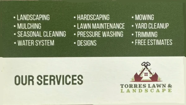 Torres Lawn & Landscape LLC's Services